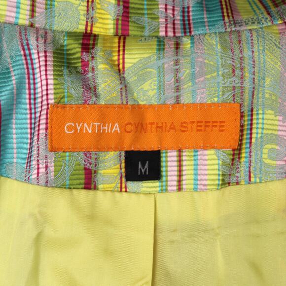 Cynthia Steffe Fancy Boho Steampunk Rockabilly Lined Jacket Blazer Medium Y2K - Picture 9 of 9